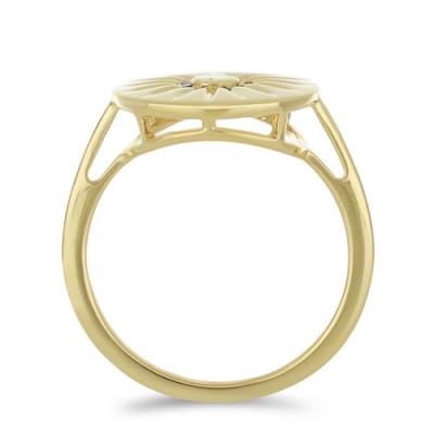 BUY STERLING SILVER NATURAL BLACK SPINEL GEMSTONE RING